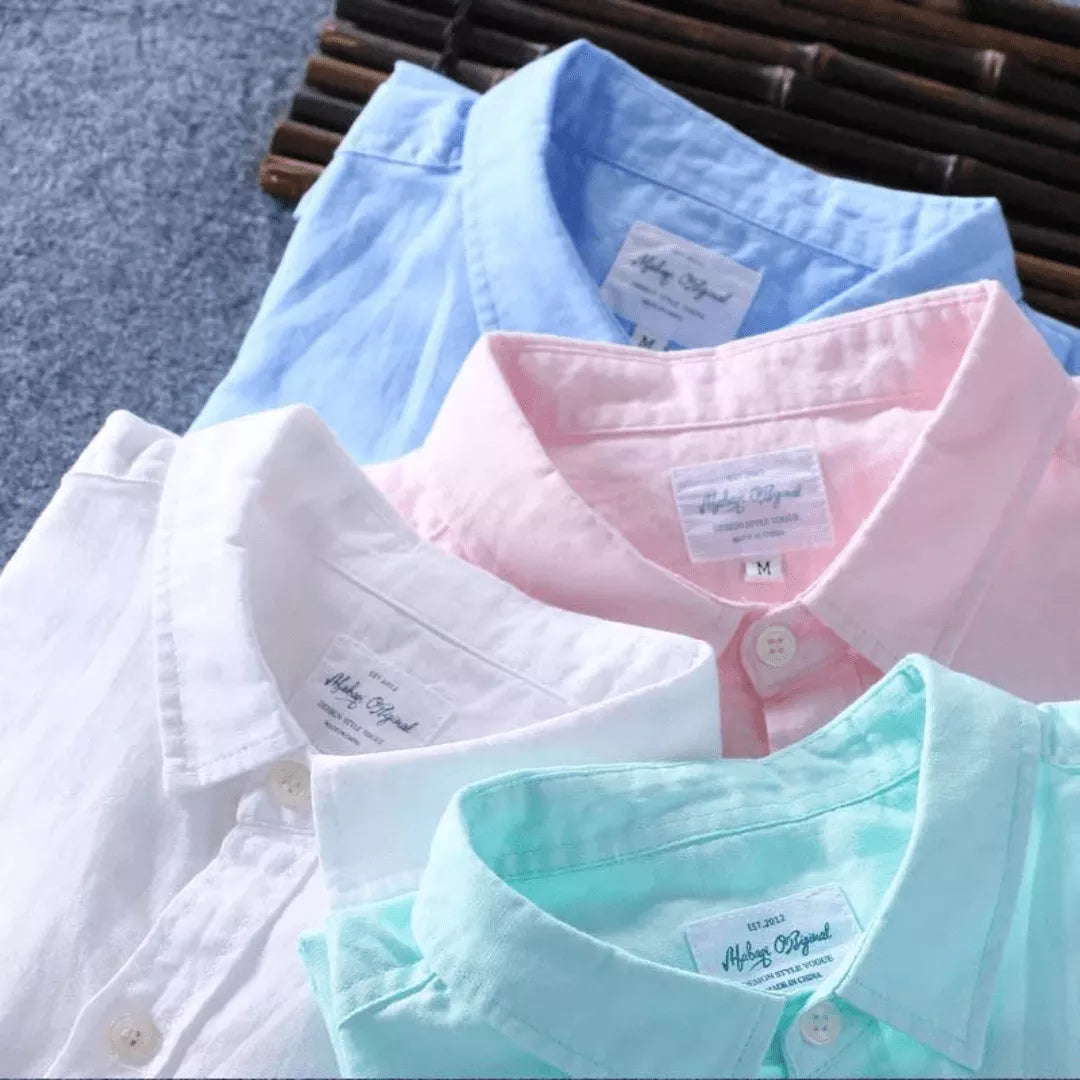 Men's Cotton Linen Shirt (Pack Of 4)