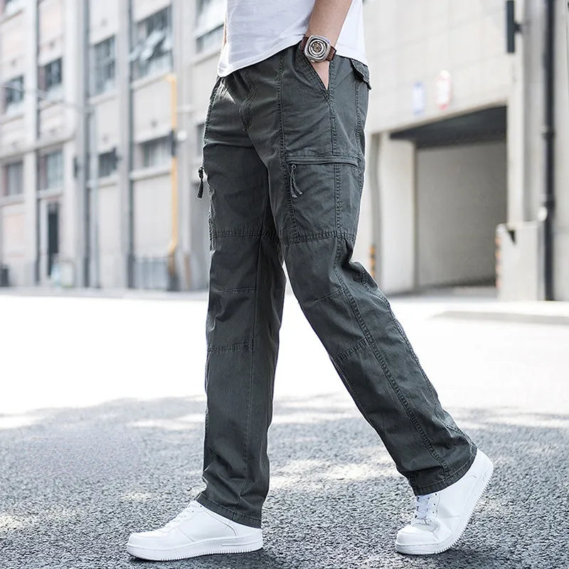 MEN'S CARGO TROUSERS STRAIGHT [PACK OF 2]