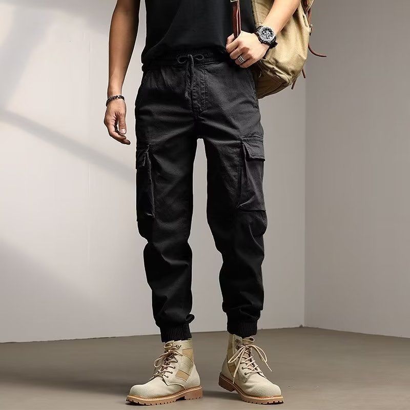 Men's Loose Solid Cargo Pants ( Pack of 2 )